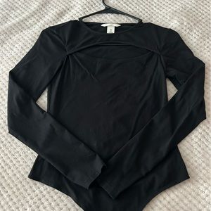 h&m cutout bodysuit